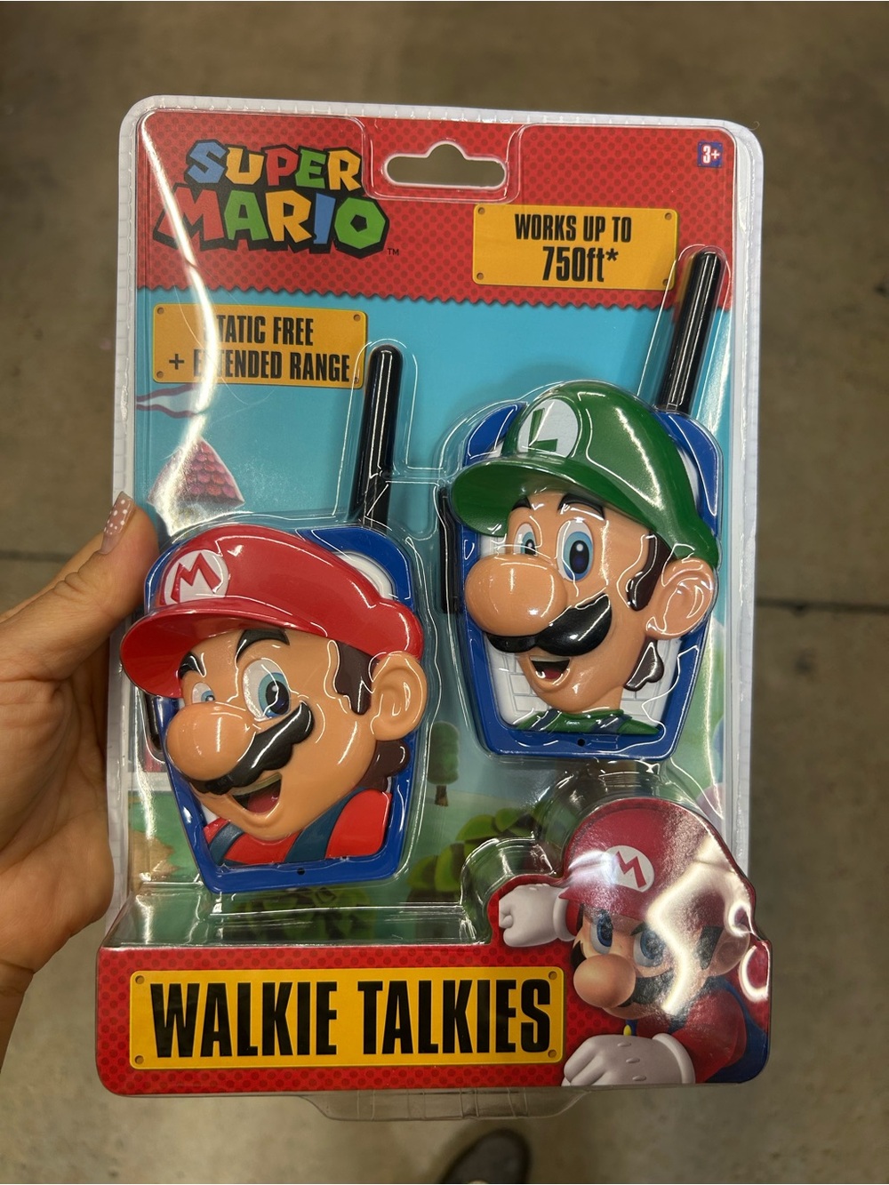 Nintendo super Mario kids Walkie Talkies